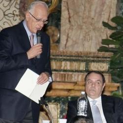 Belloni presenta il ministro Mastella