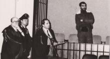 Cadinu in tribunale, a sinistra l'avvocato Luigi Colarieti 